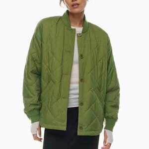 Aritzia Wilfred New Pavant Quilted Insulated Jacket Grotto Green Size Small
